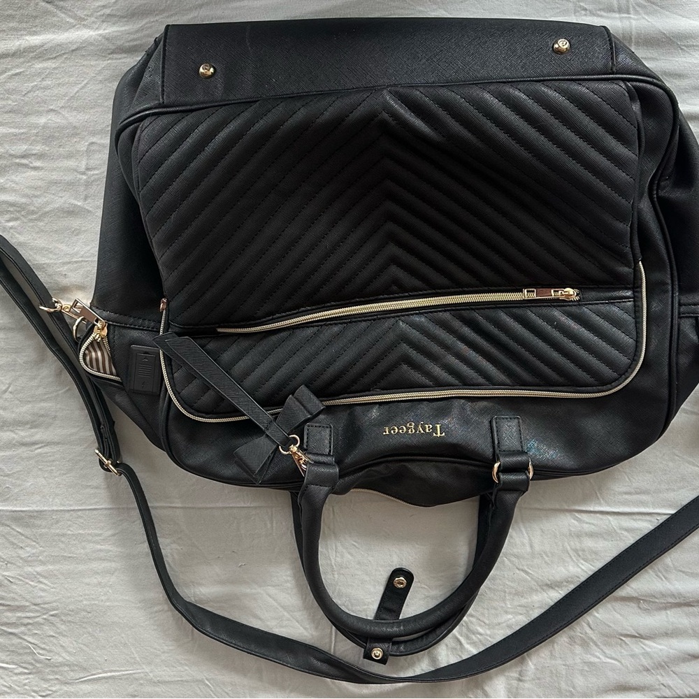 Black Quilted Women's Bag